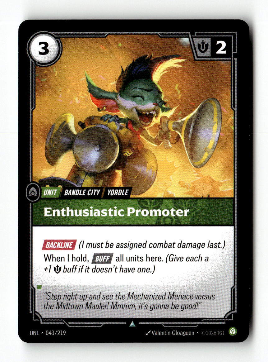 Enthusiastic Promoter