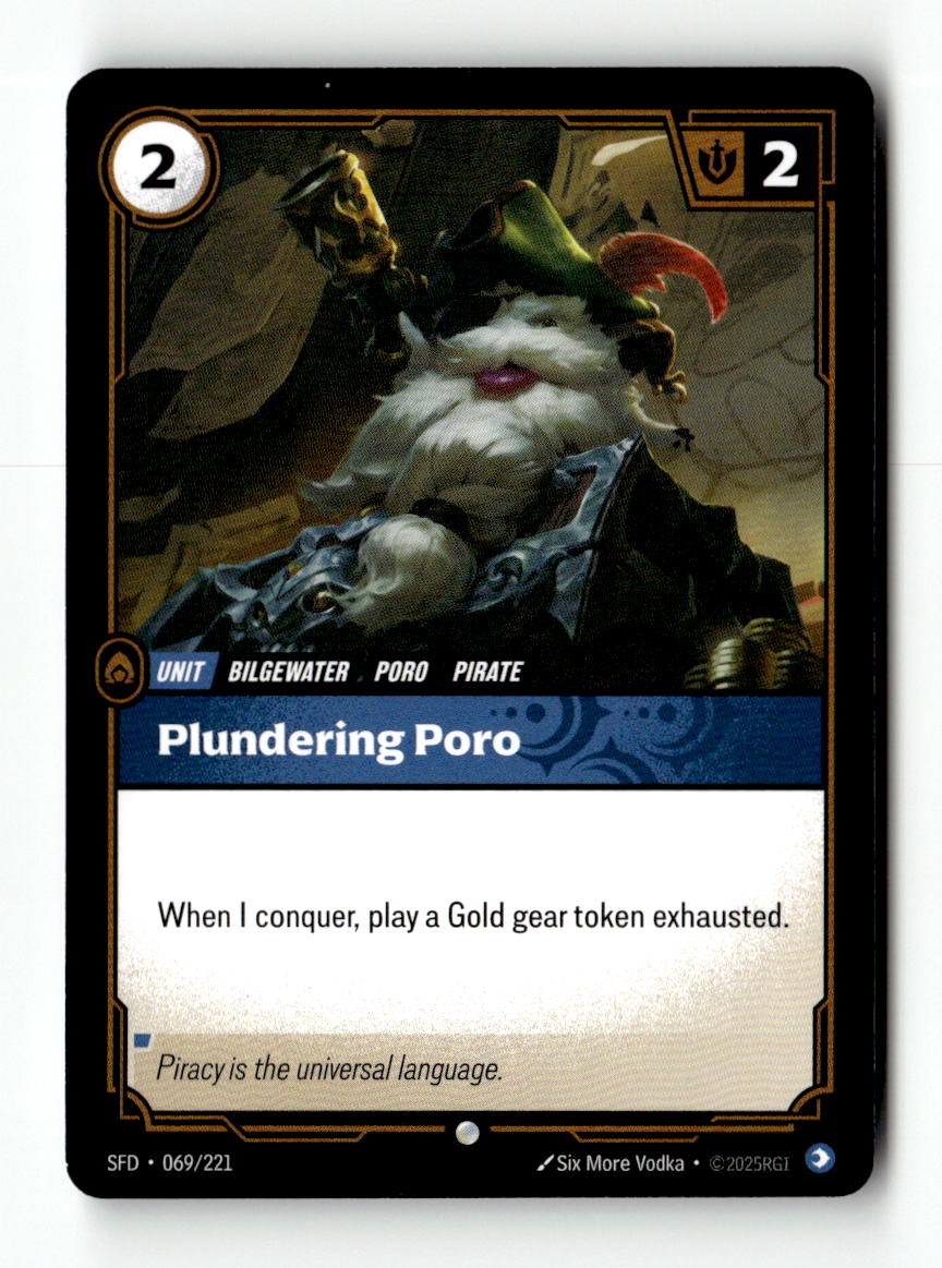 Plundering Poro