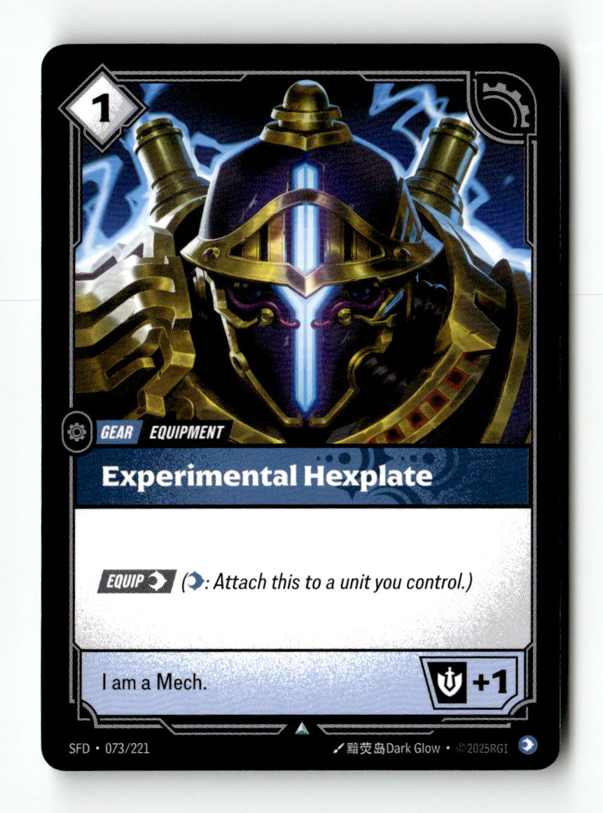 Experimental Hexplate