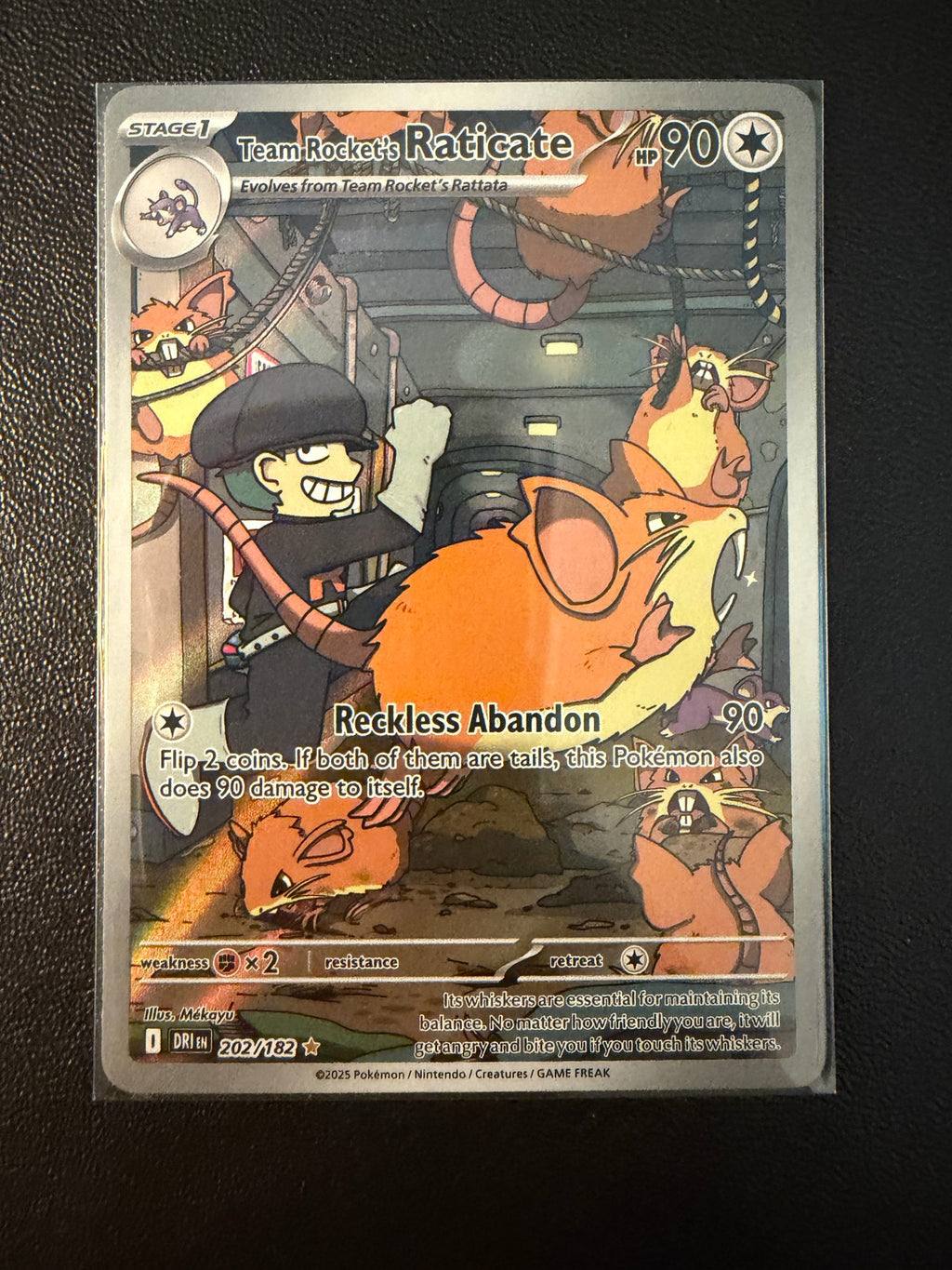 Team Rocket's Raticate - 202/182