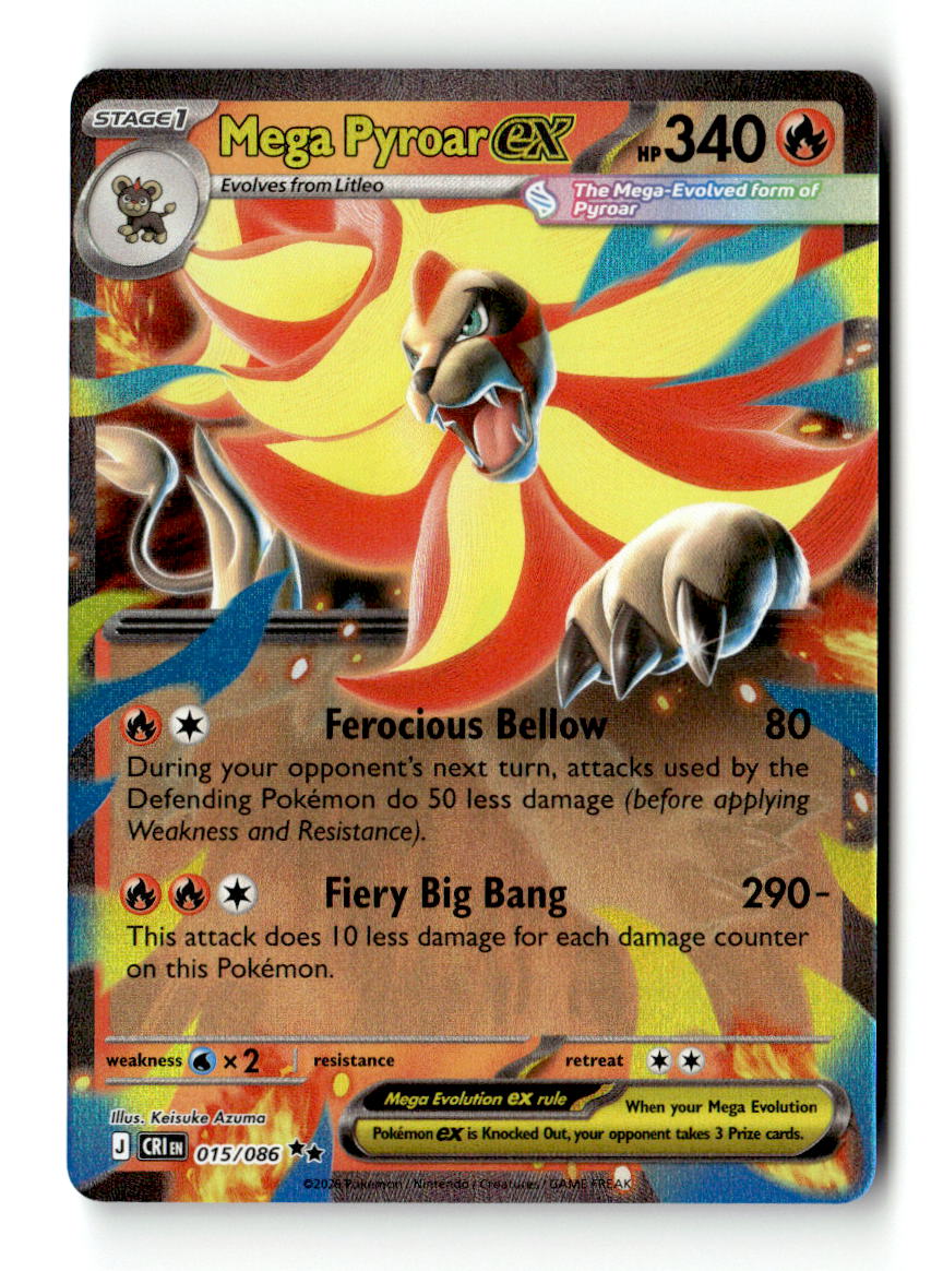 Mega Pyroar ex - 015/086