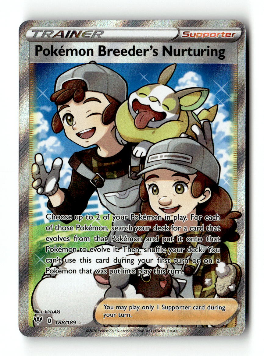 Pokemon Breeder's Nurturing (Full Art)