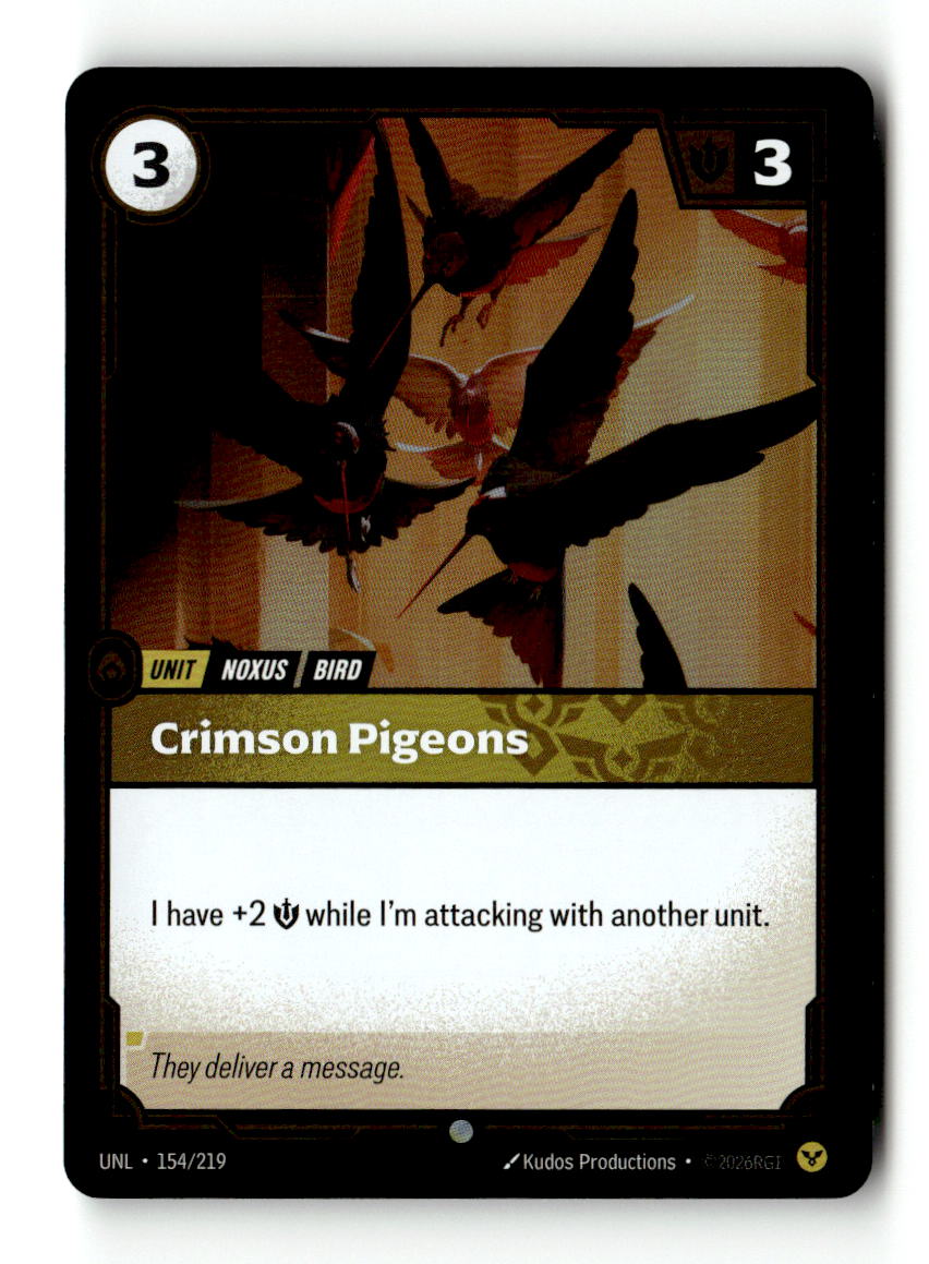 Crimson Pigeons