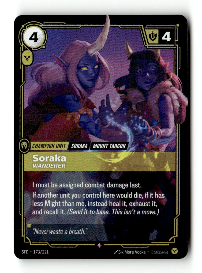 Soraka, Wanderer