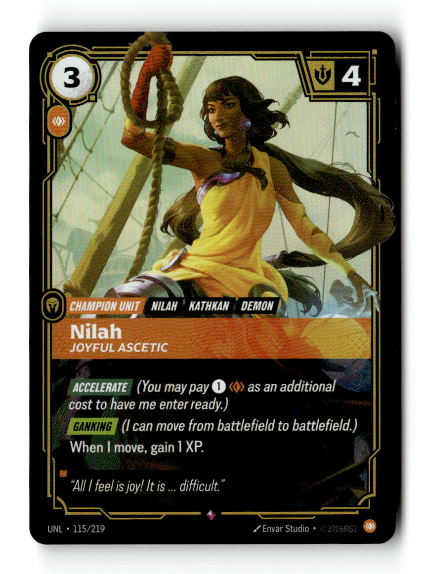 Nilah, Joyful Ascetic