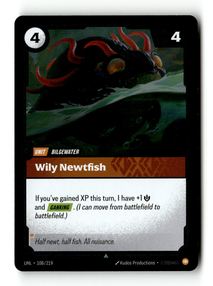 Wily Newtfish