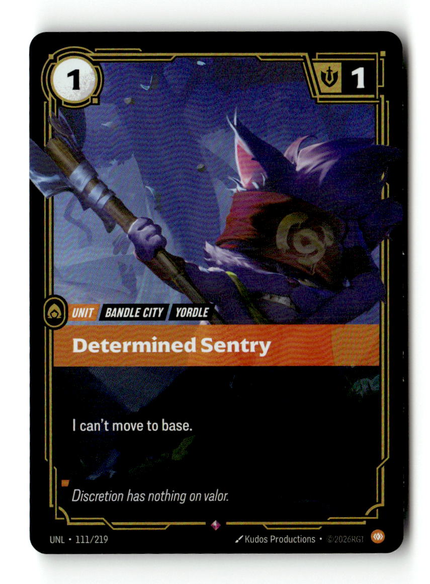 Determined Sentry