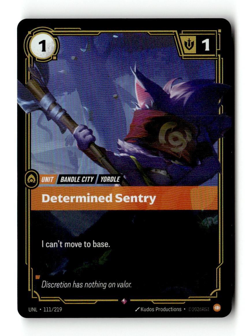 Determined Sentry