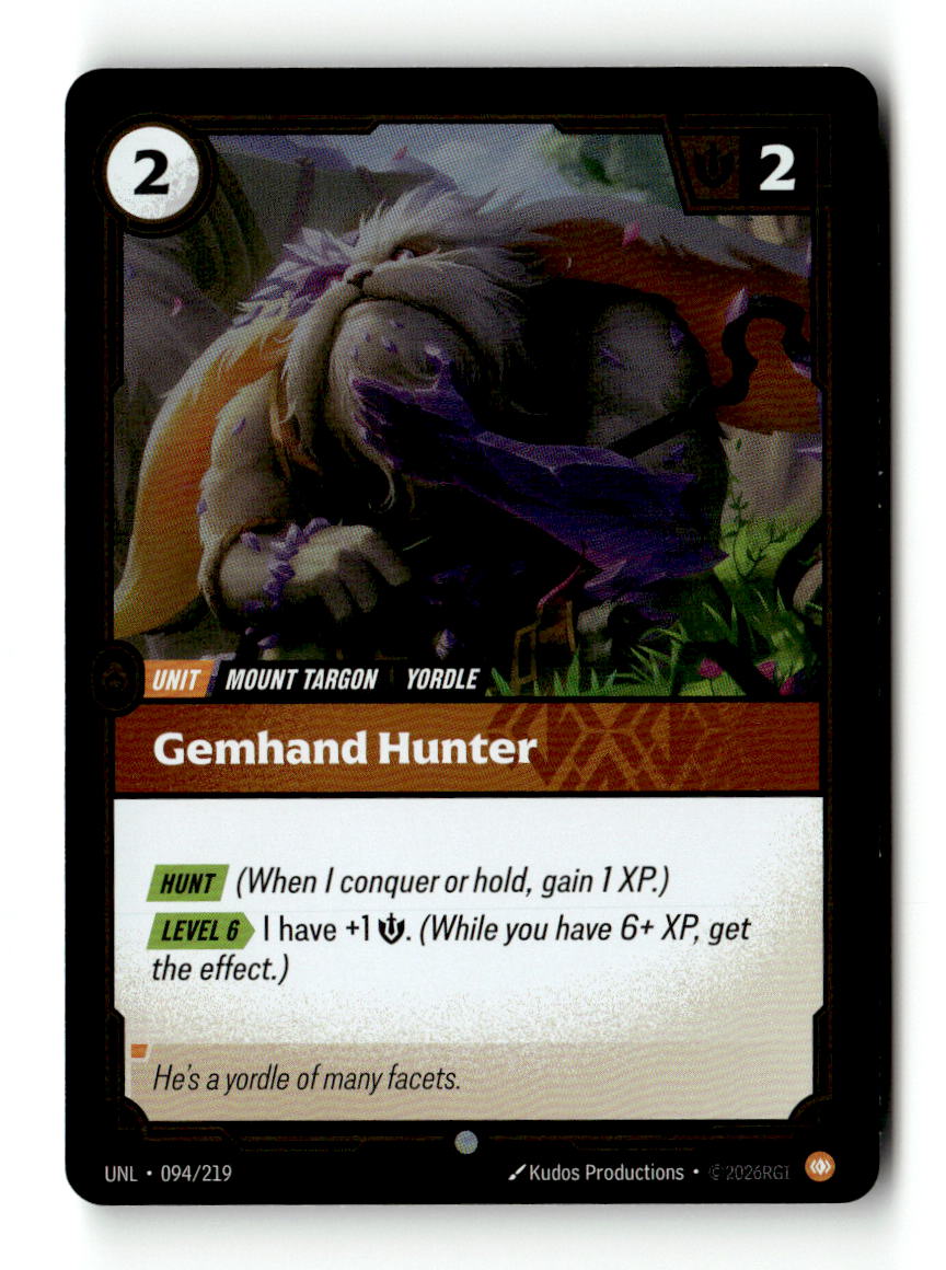 Gemhand Hunter