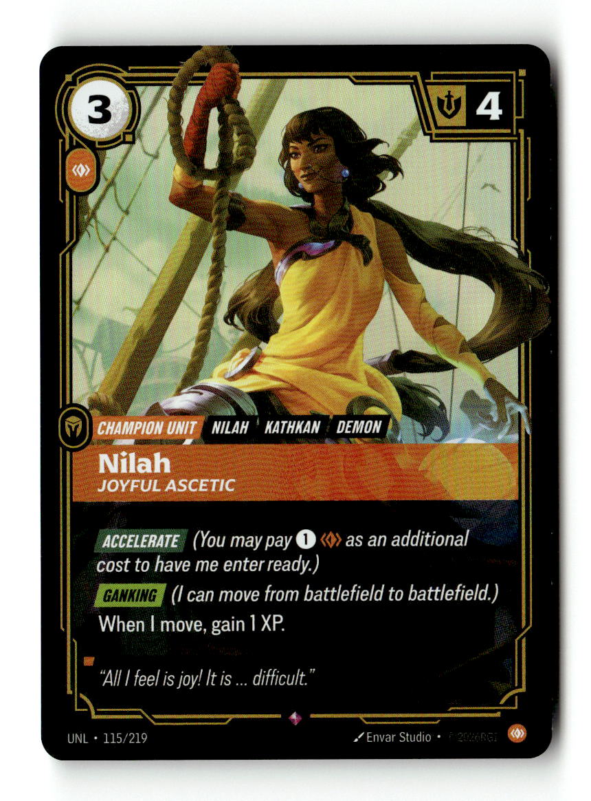 Nilah, Joyful Ascetic