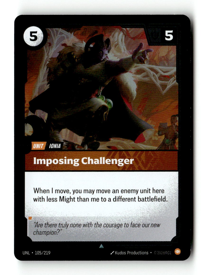 Imposing Challenger