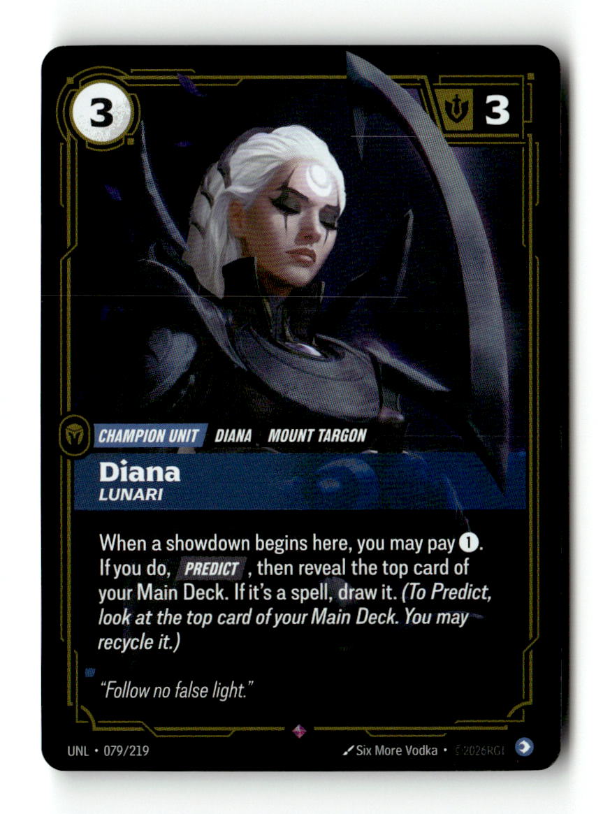 Diana, Lunari