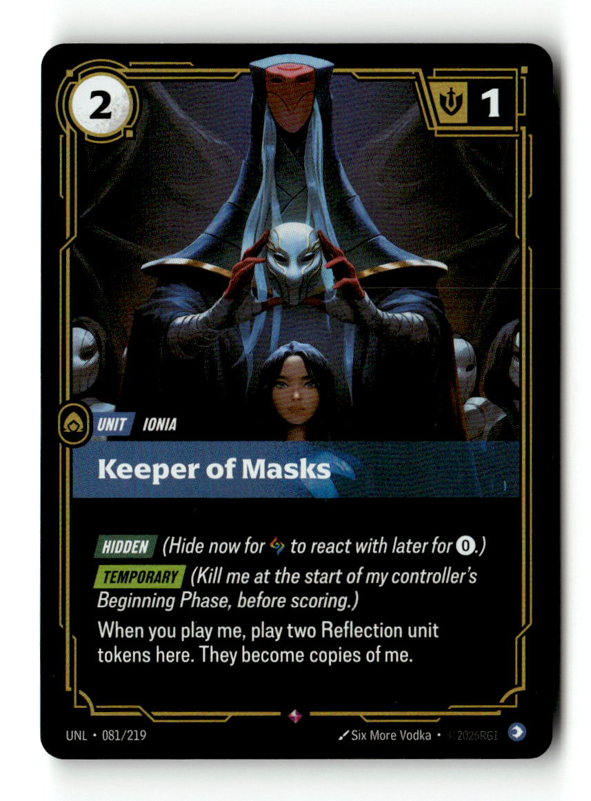 Keeper of Masks