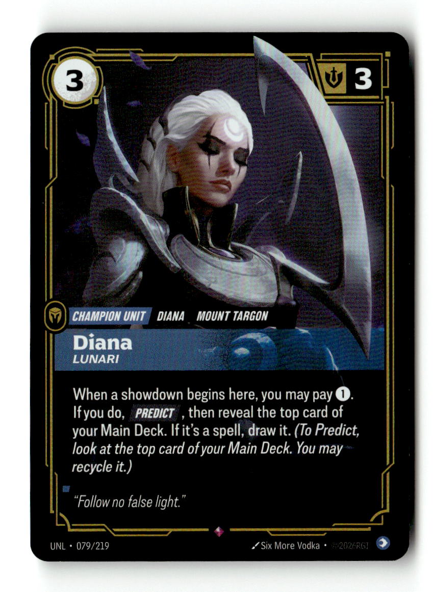 Diana, Lunari