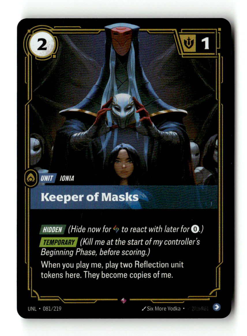 Keeper of Masks