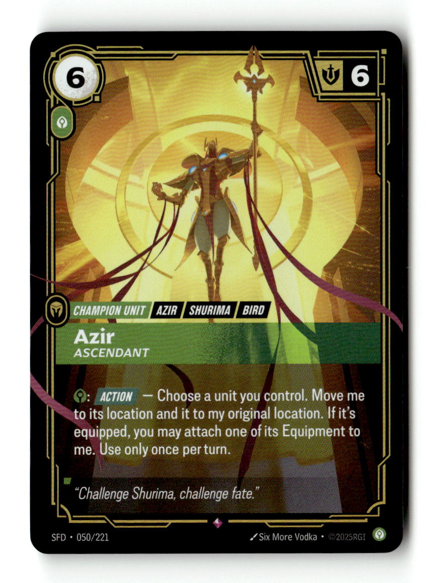 Azir, Ascendant
