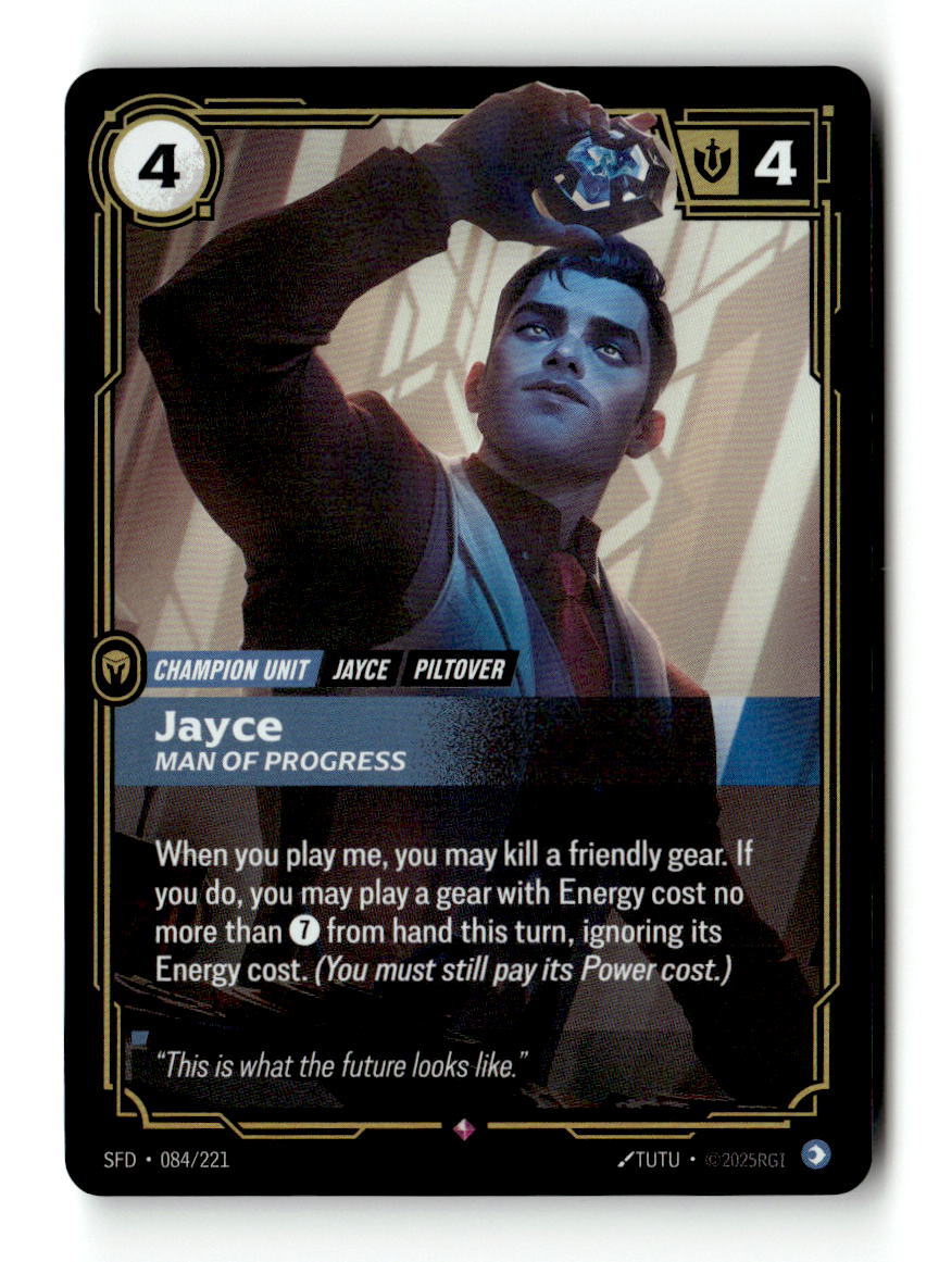 Jayce, Man of Progress