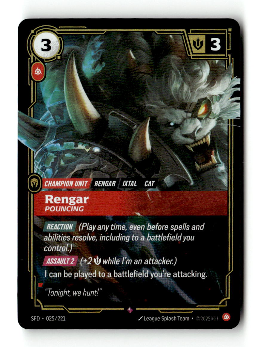 Rengar, Pouncing