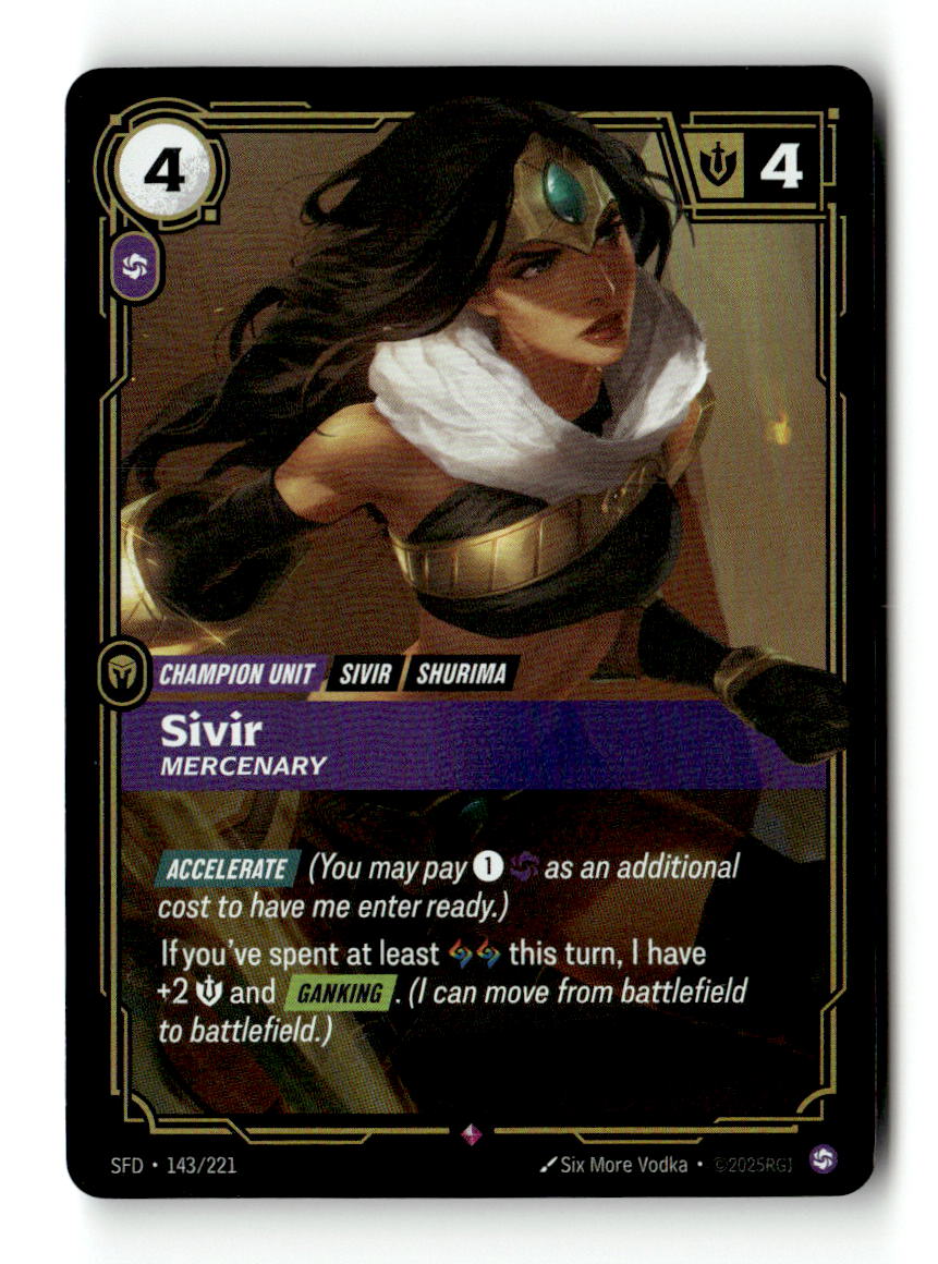 Sivir, Mercenary