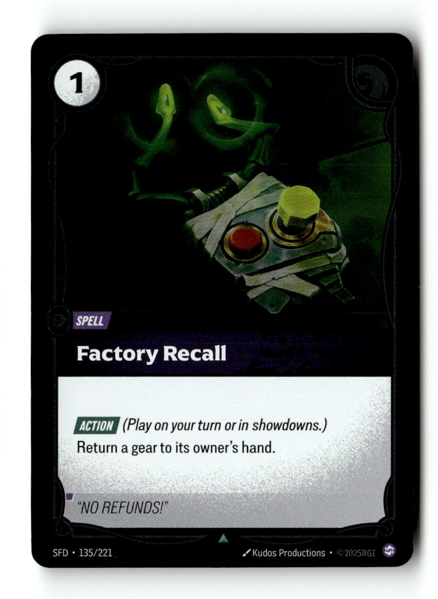 Factory Recall
