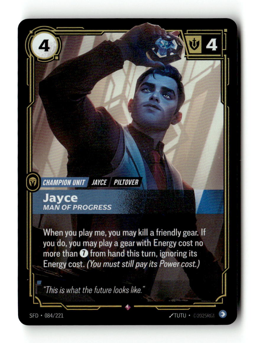 Jayce, Man of Progress