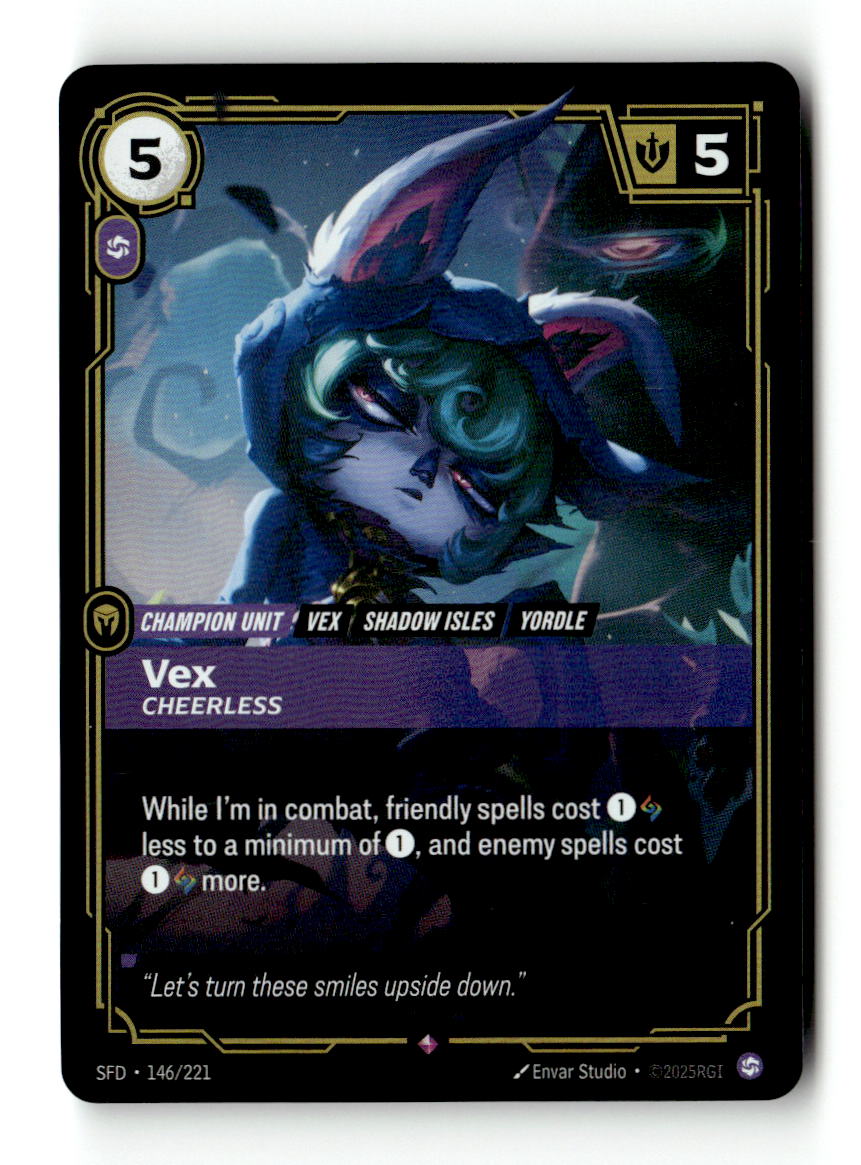 Vex, Cheerless