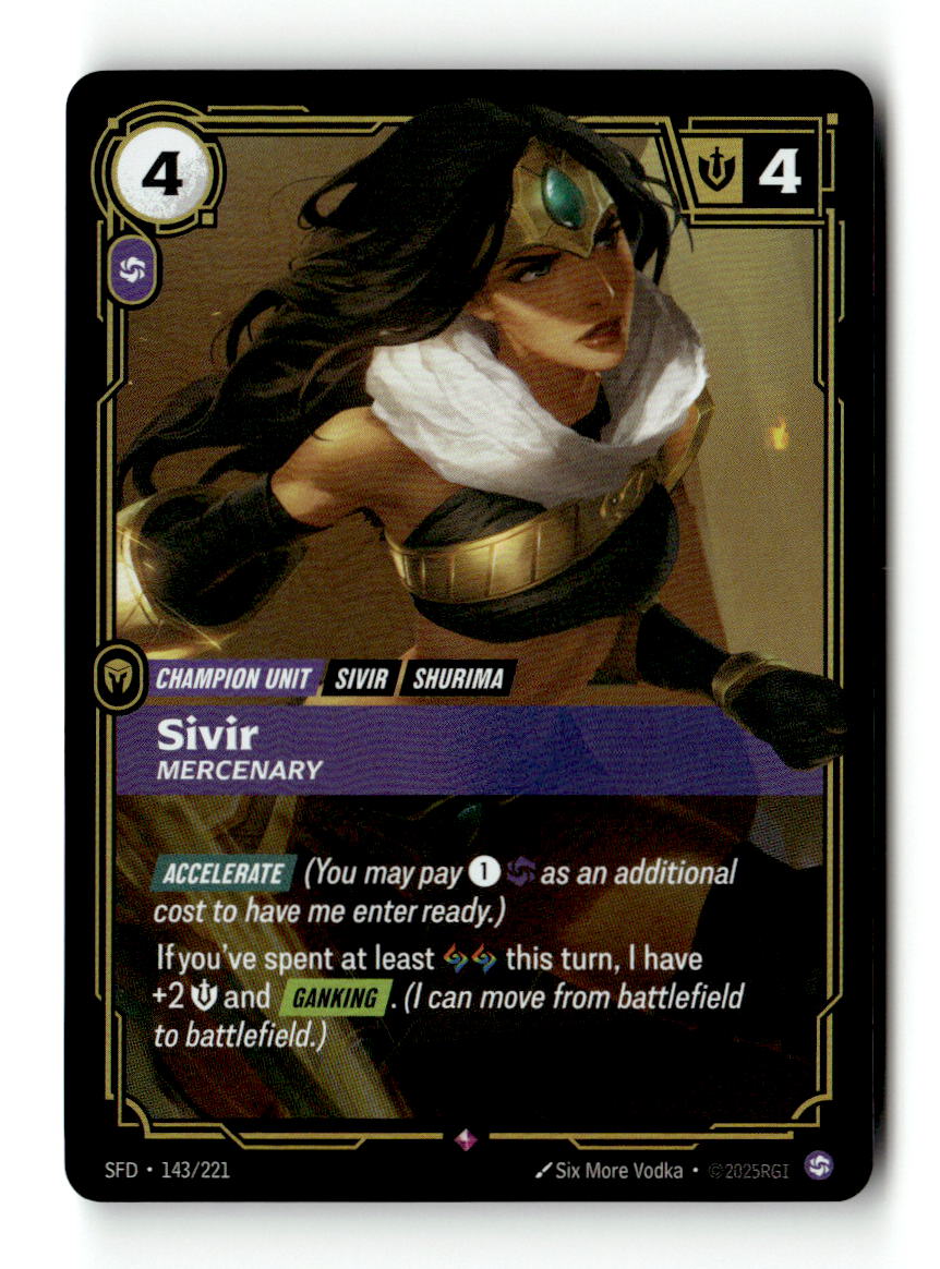 Sivir, Mercenary