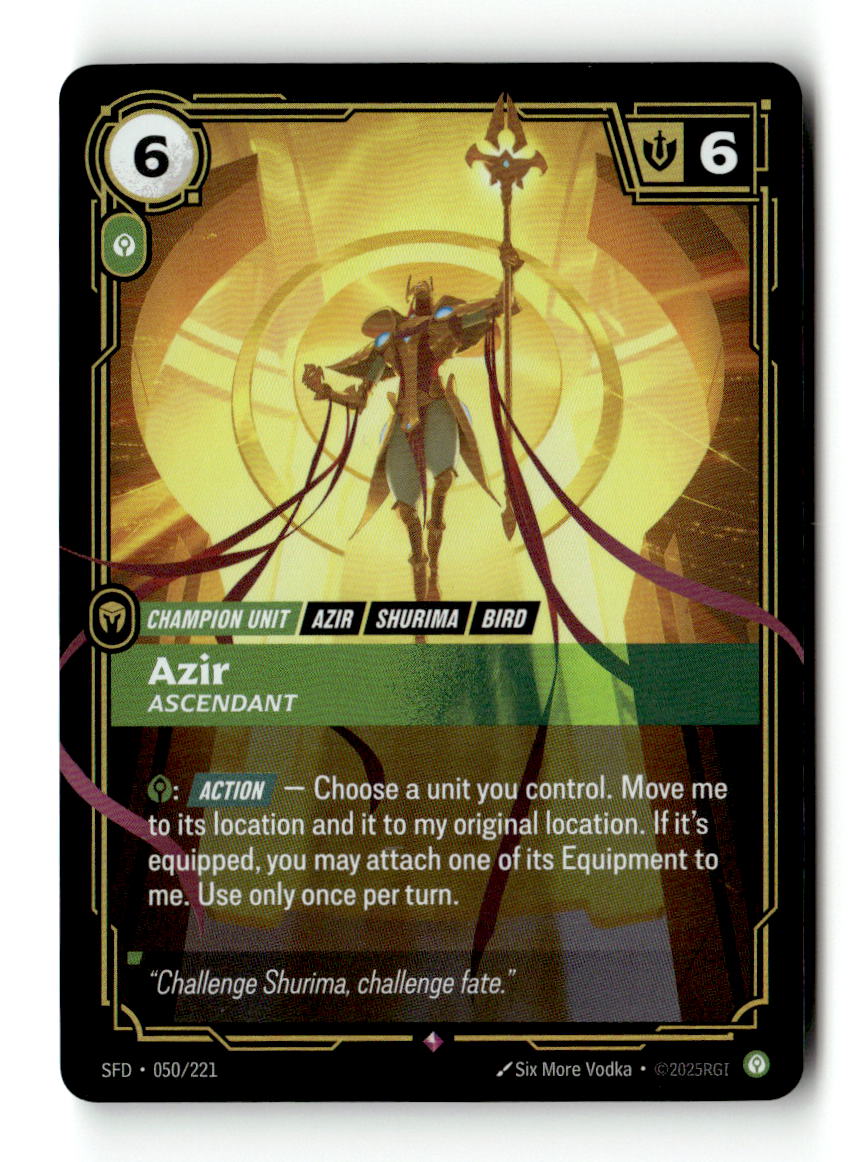 Azir, Ascendant