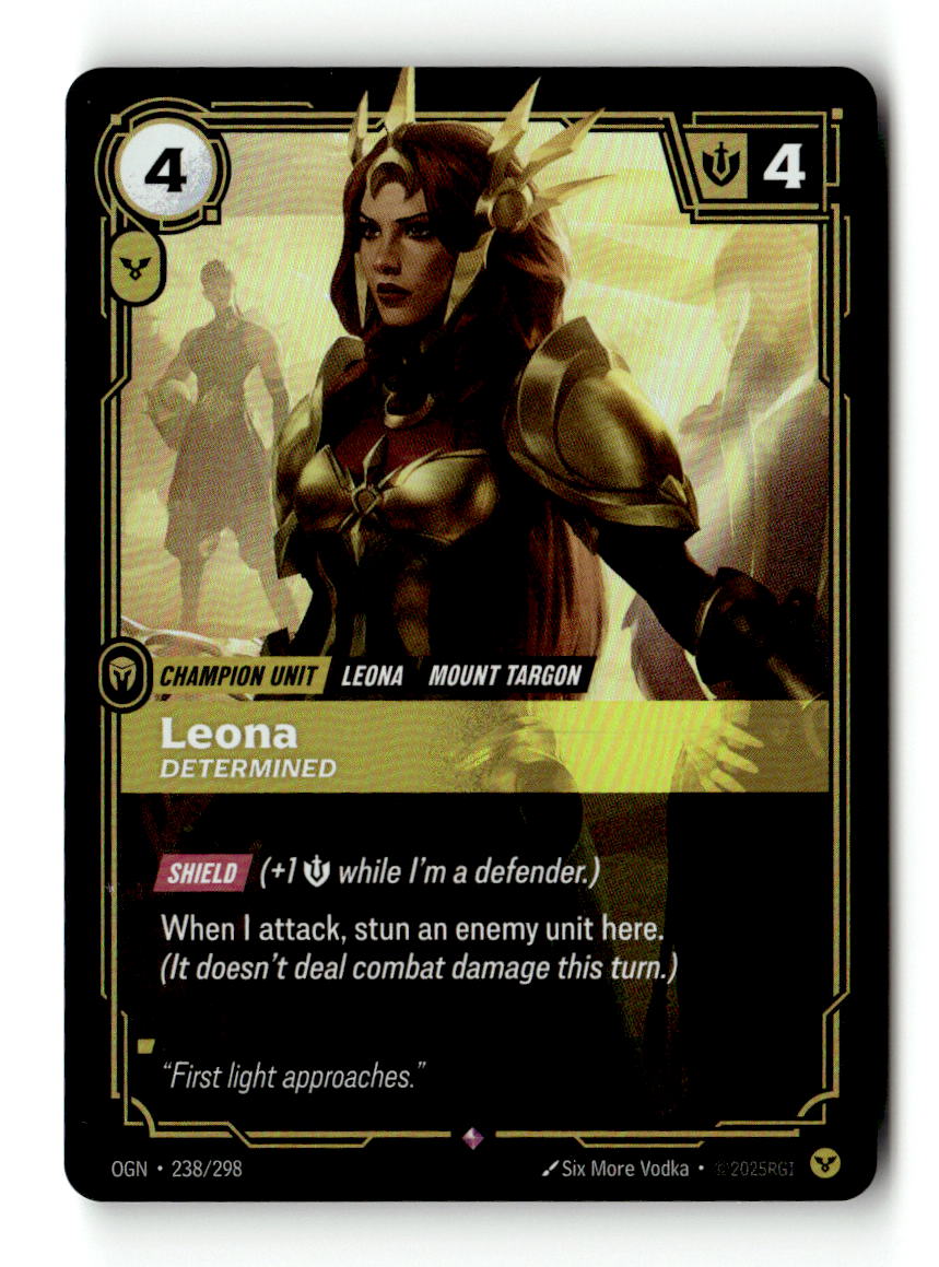 Leona, Determined