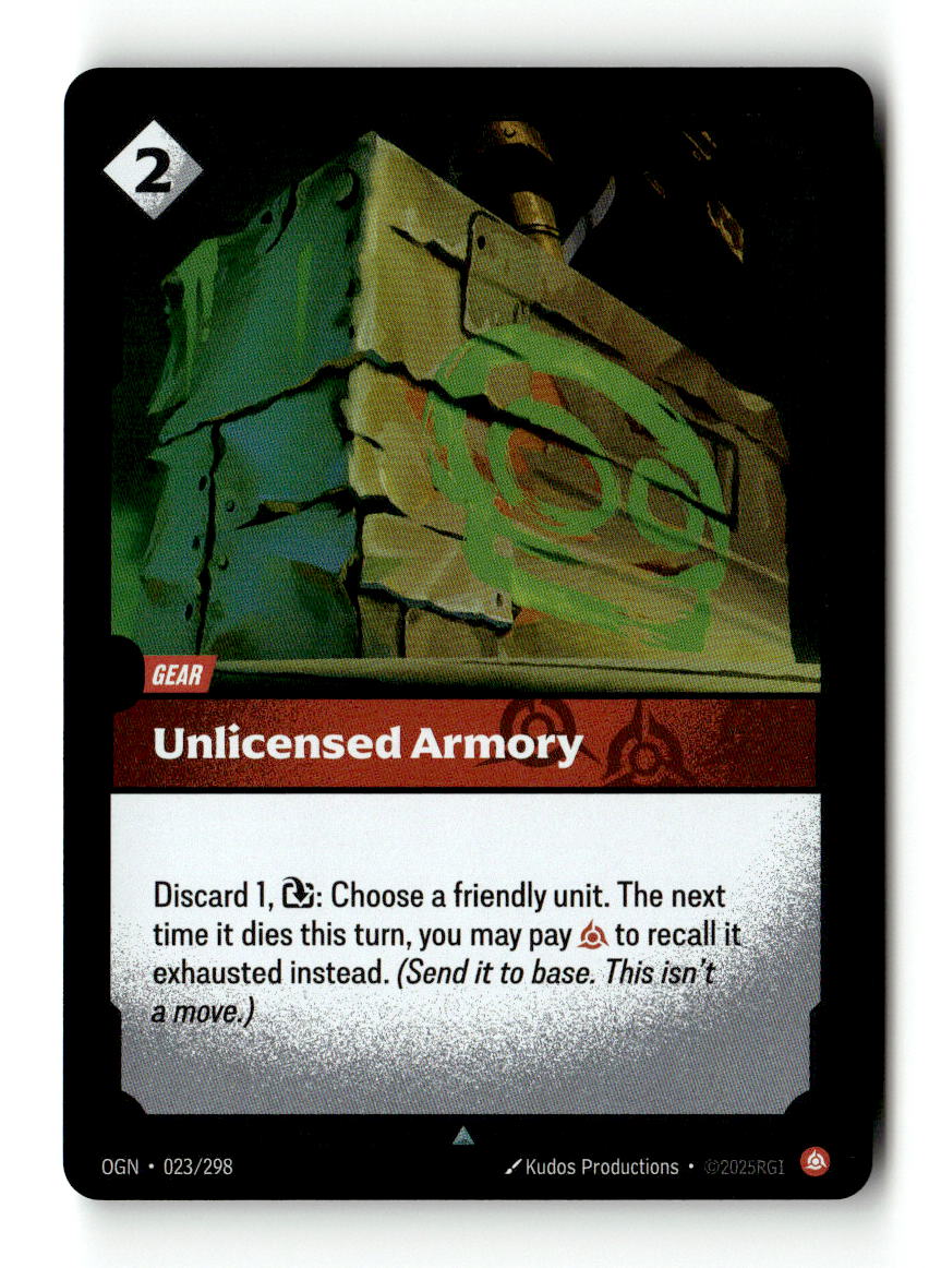 Unlicensed Armory