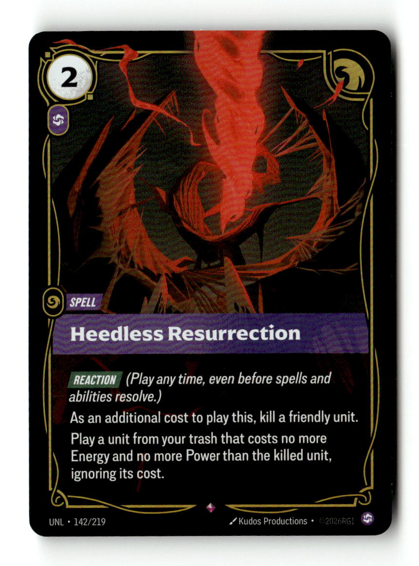 Heedless Resurrection