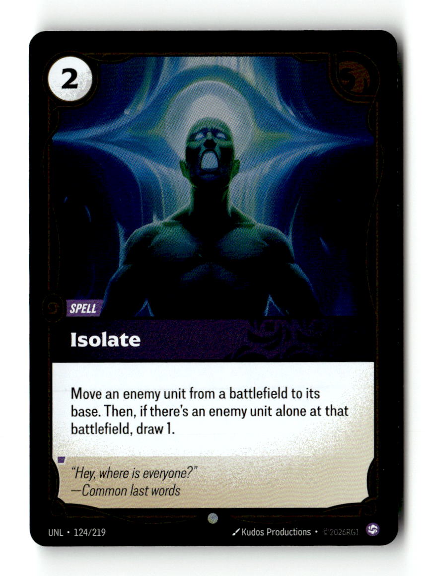 Isolate