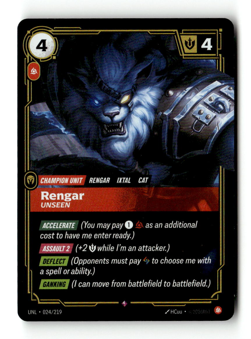 Rengar, Unseen