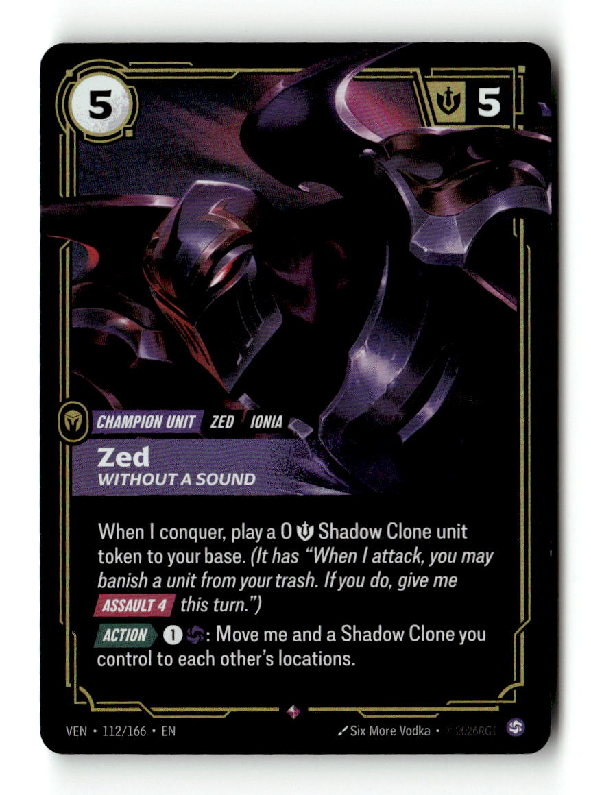 Zed, Without a Sound