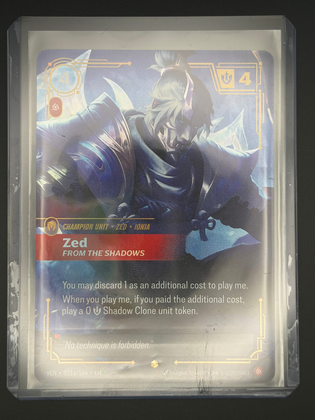 Zed, From the Shadows (Alternate Art)