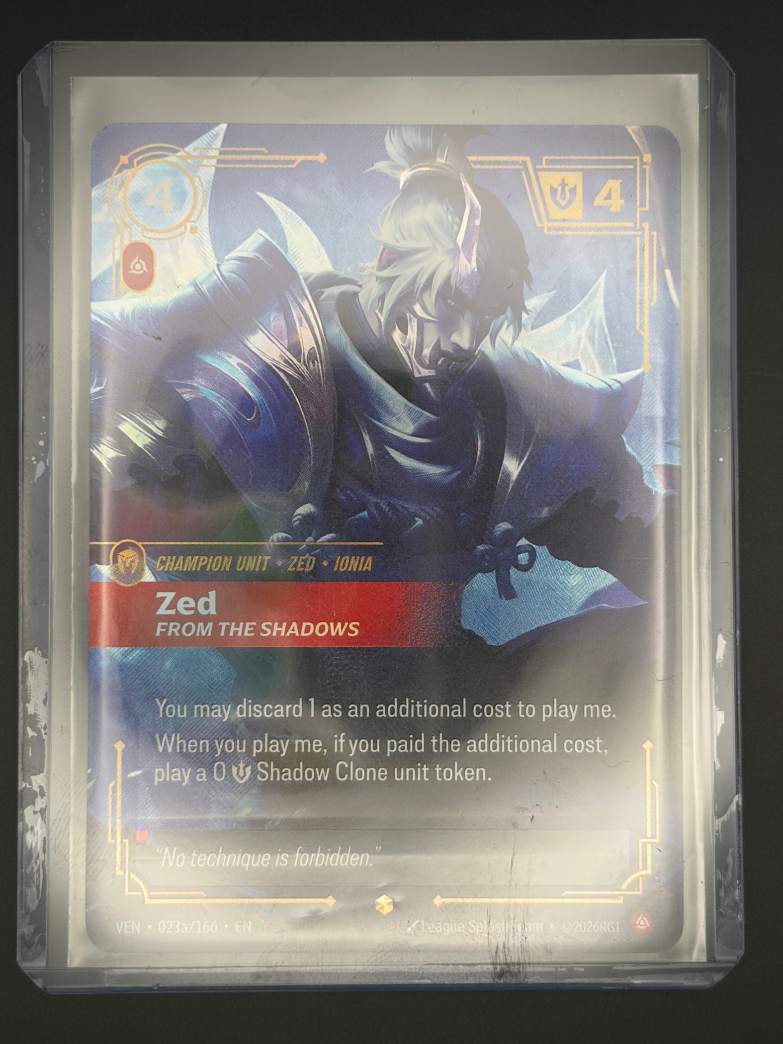 Zed, From the Shadows (Alternate Art)