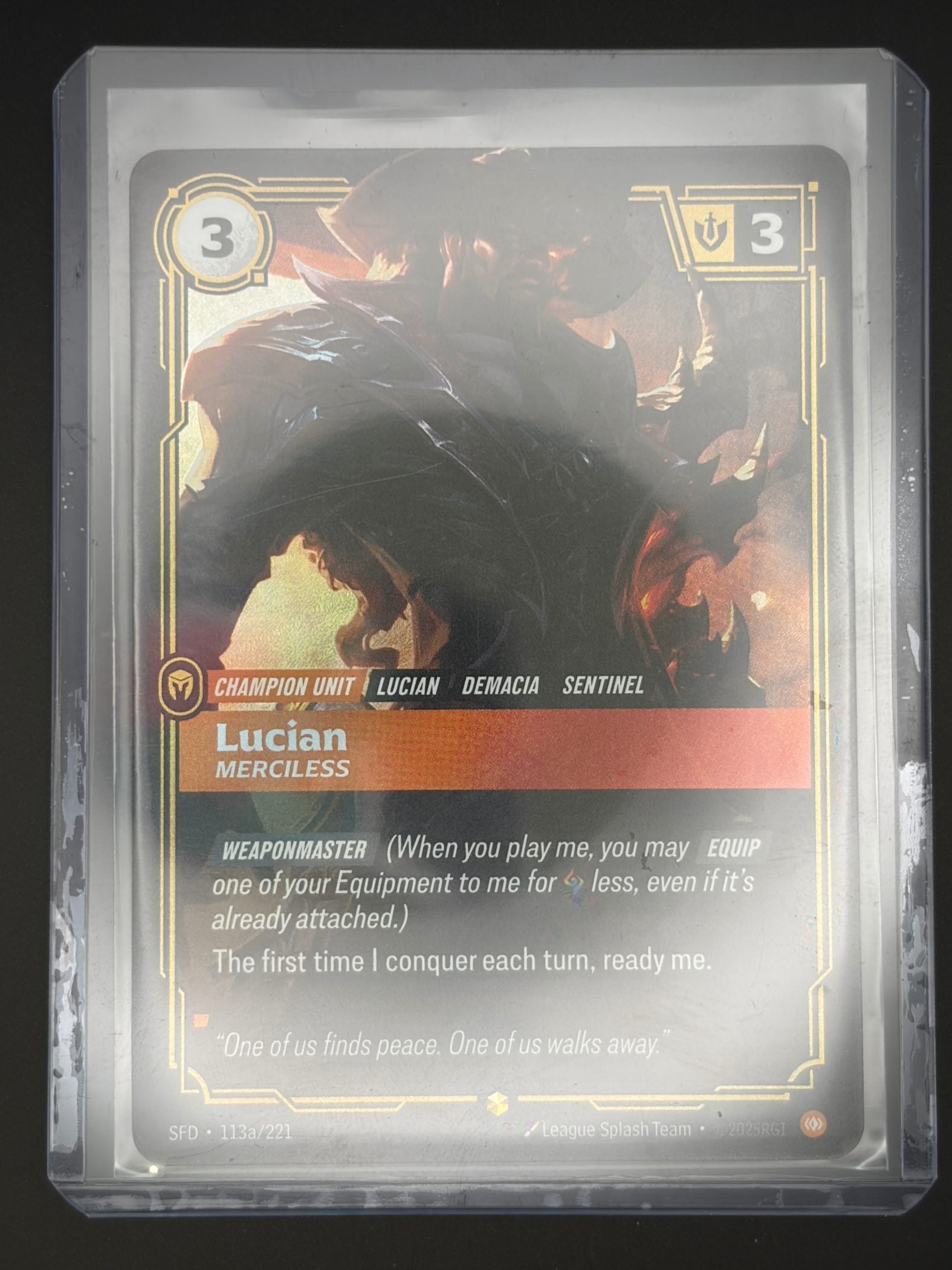 Lucian, Merciless (Alternate Art)