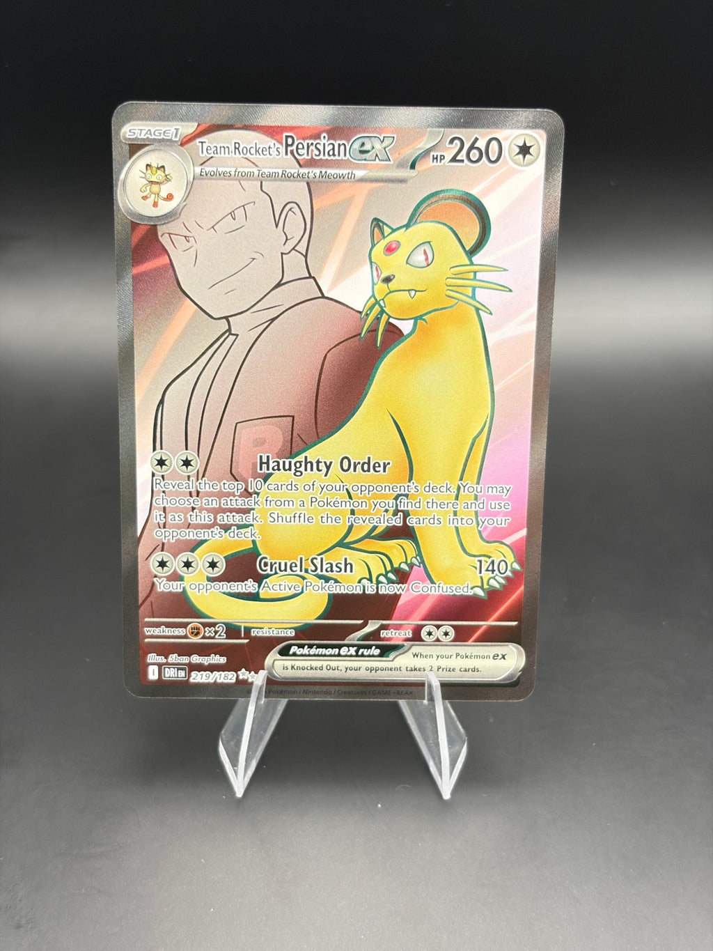 Team Rocket's Persian ex - 219/182