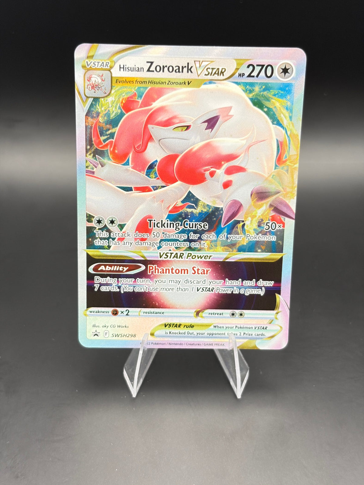 Hisuian Zoroark VSTAR - SWSH298