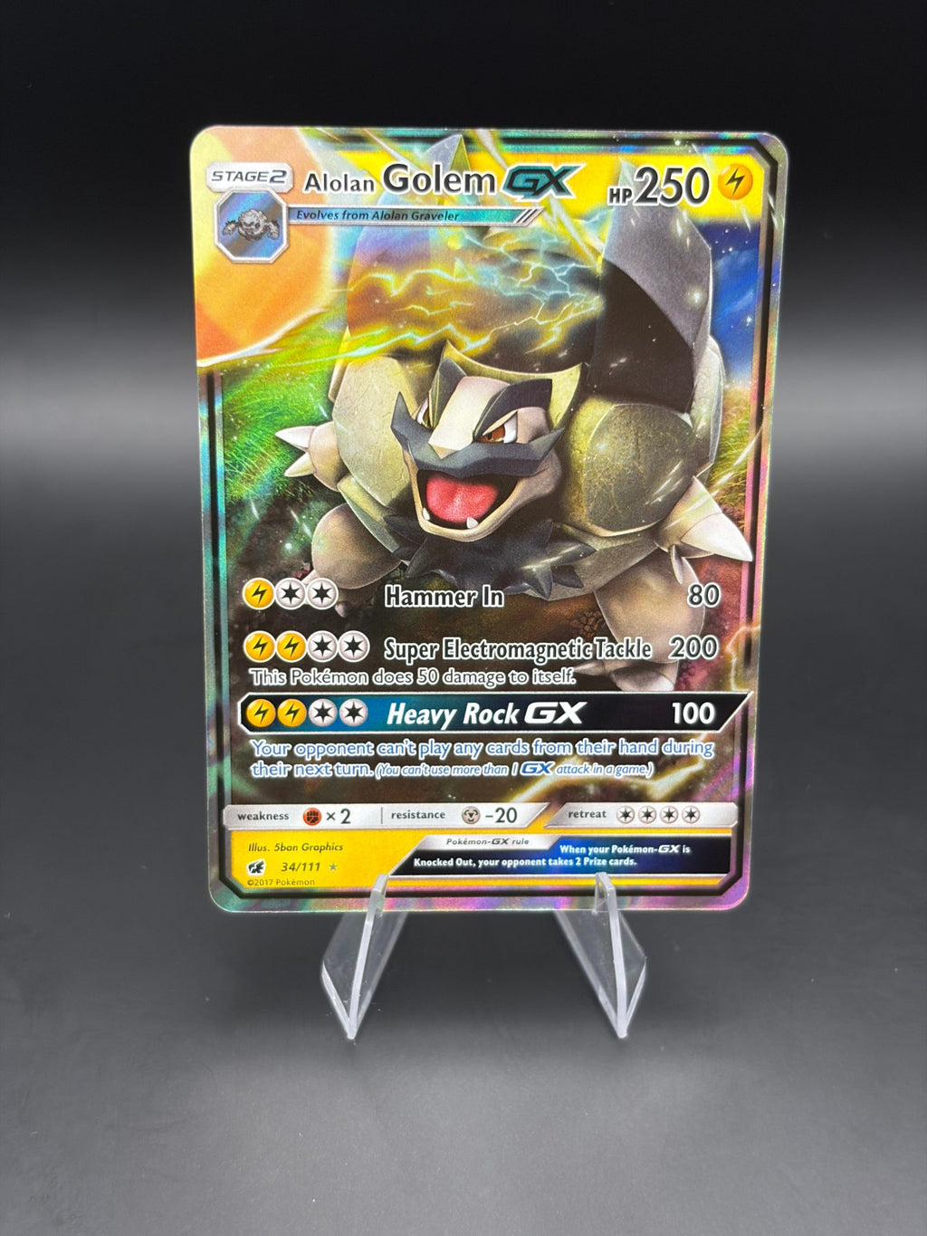 Alolan Golem GX