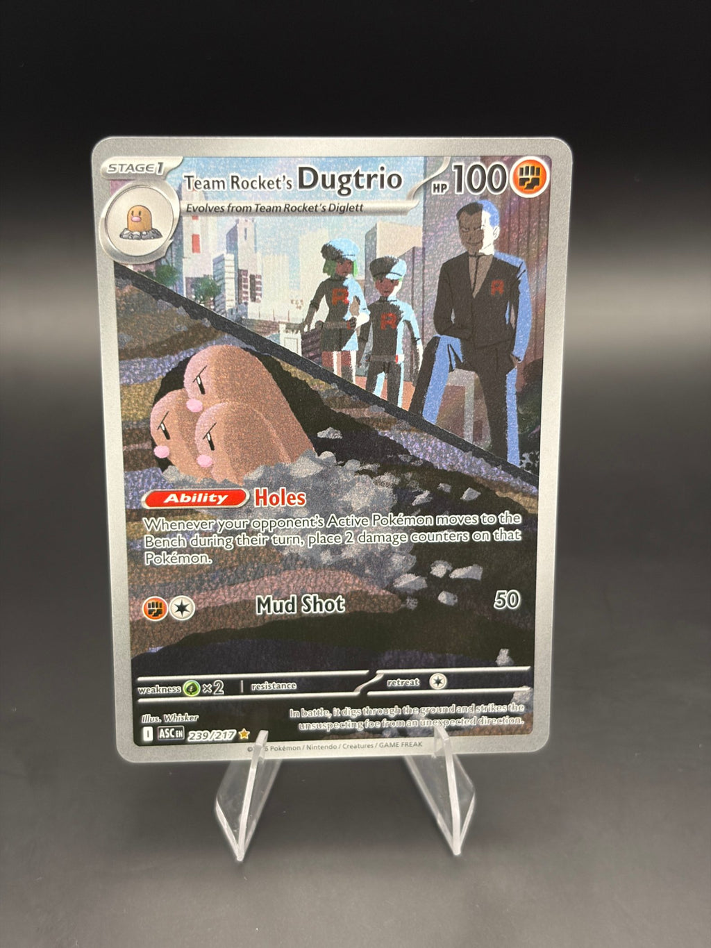 Team Rocket's Dugtrio - 239/217