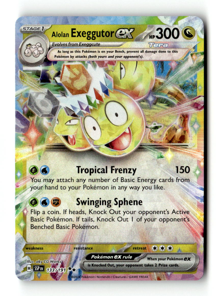 Alolan Exeggutor ex - 133/191