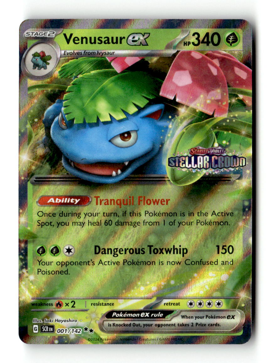 Venusaur ex (Stellar Crown Stamp)
