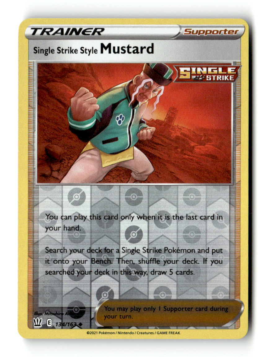 Single Strike Style Mustard