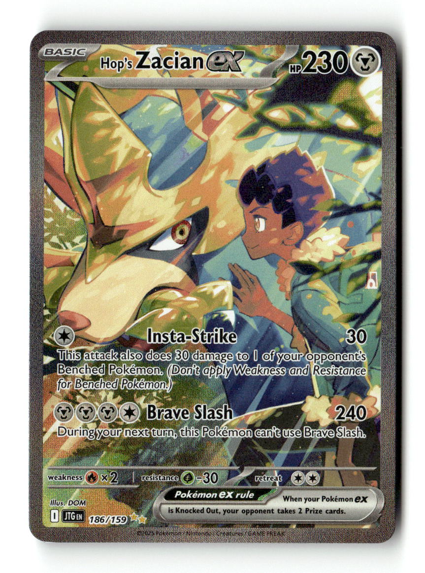 Hop's Zacian ex - 186/159