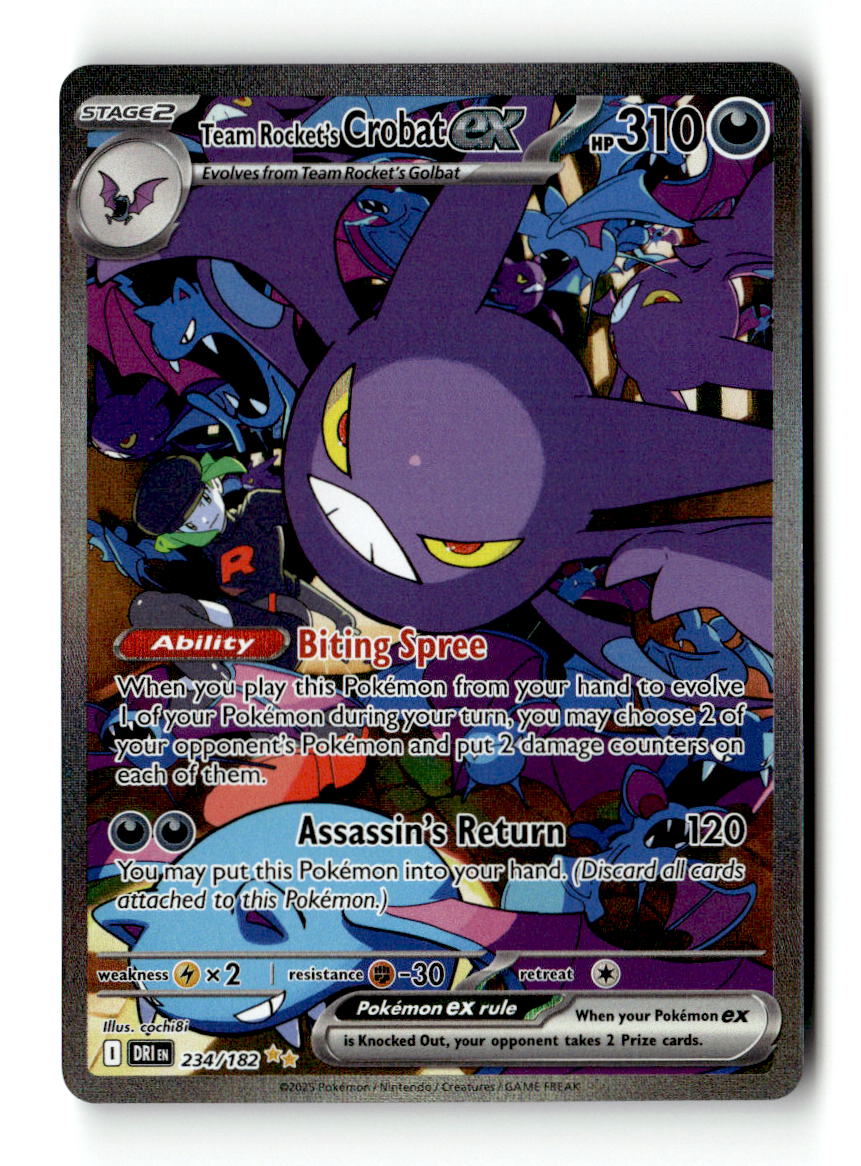 Team Rocket's Crobat ex - 234/182