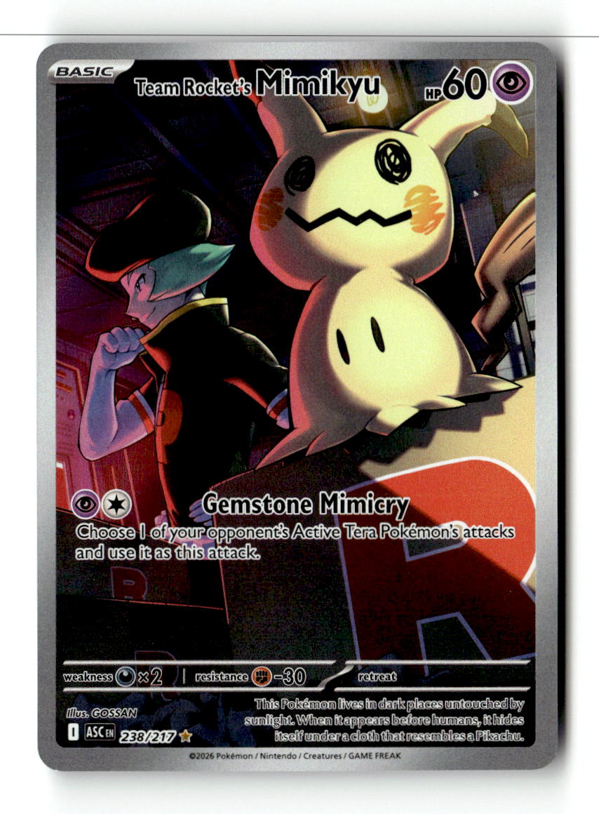 Team Rocket's Mimikyu - 238/217