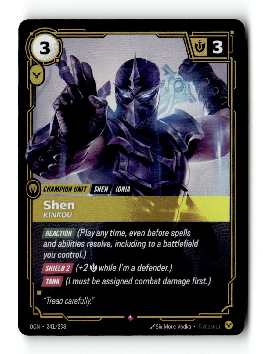 Shen, Kinkou