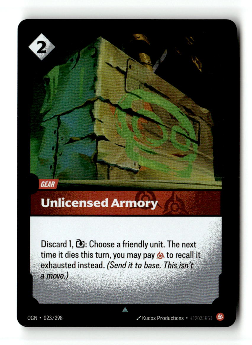 Unlicensed Armory