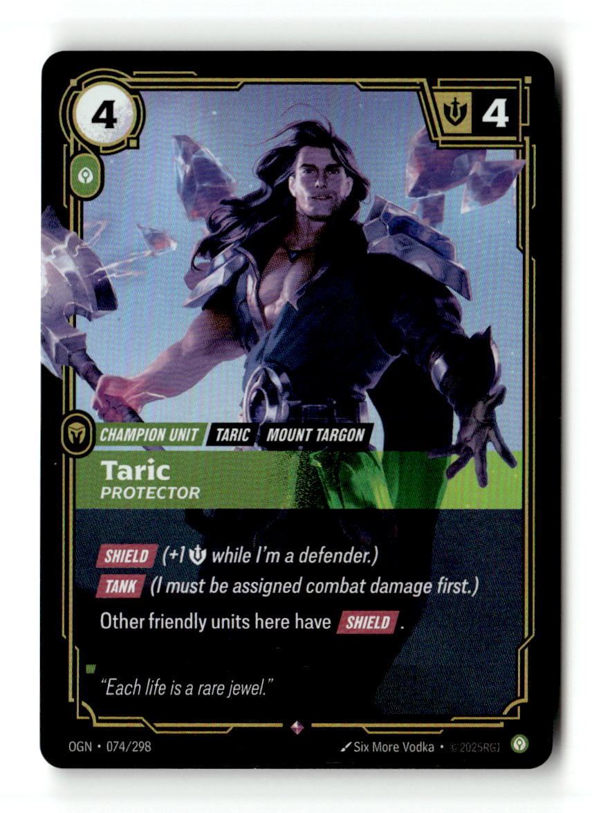 Taric, Protector